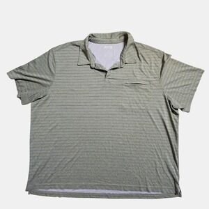 Duluth Armachillo Striped Relaxed Fit Short Sleeve Polo Golf Shirt Mens 3XL‎